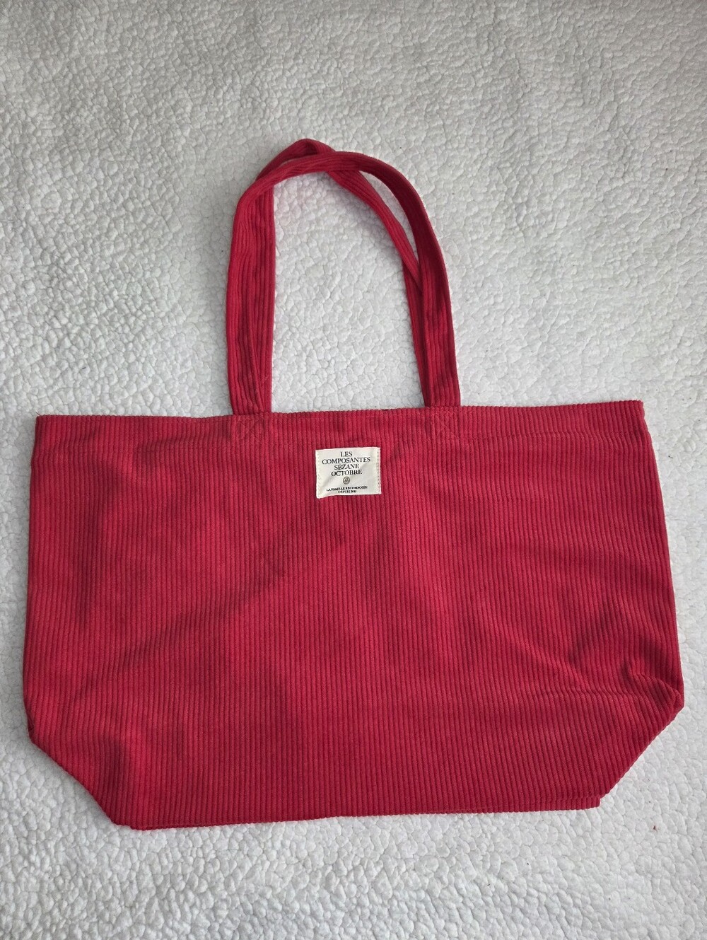 Sezane Corduroy Tote Bag NEW